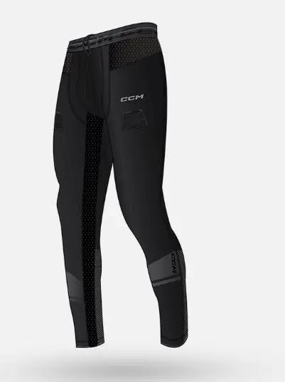 PANTALÓN LARGO CCM DE COMPRESIÓN CON COQUILLA, VELCROS, GRIP Y ZONA ANTICORTE SR. CCM