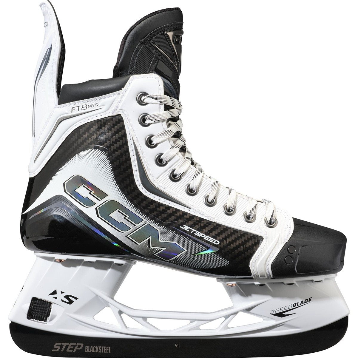 PATINES HOCKEY HIELO CCM JETSPEED FT8 PRO WHITE SR.