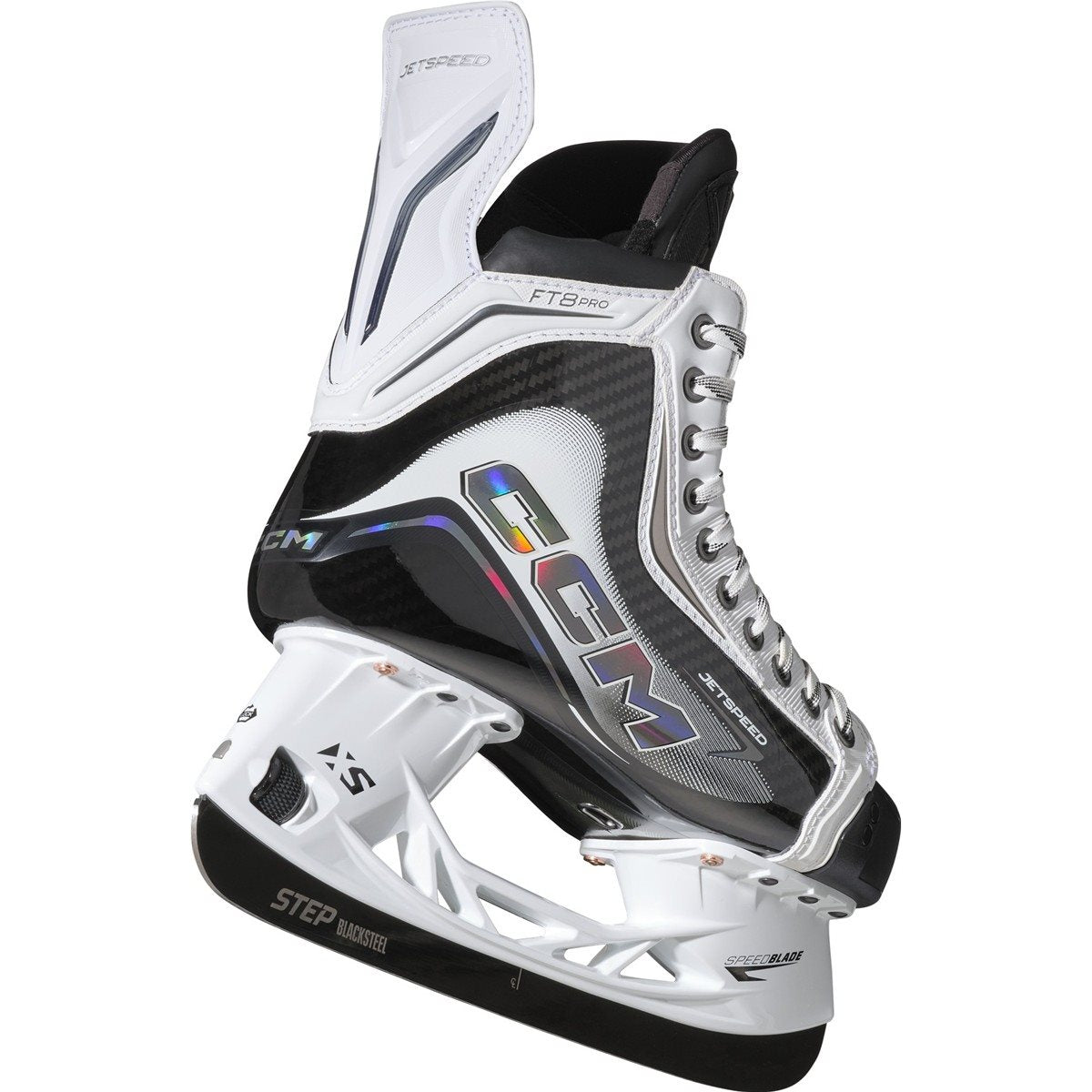 PATINES HOCKEY HIELO CCM JETSPEED FT8 PRO WHITE SR.