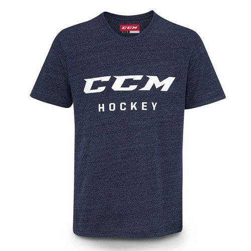 CAMISETA CCM TRUE2HOCKEY TRIBLEND TEE NAVY SR. CCM