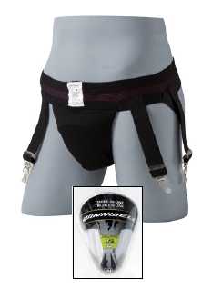 COQUILLA CON LIGUERO 3EN1 WINNWELL NEGRA SR./INT. WINNWELL