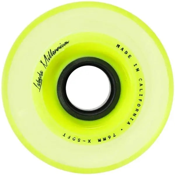RUEDA LABEDA MILLENNIUM AMARILLA X-SOFT. (PACK4) LABEDA