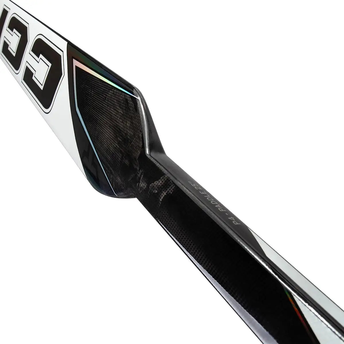 STICK PORTERO CCM TACKS BLANCO/NEGRO SR.